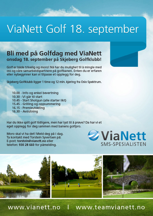 ViaNett Golf Skjeberg med Team ViaNett